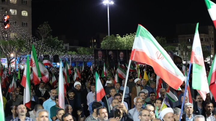 تصاویر/ پنجاه و ششمین شب راهپیمایی مردمی در باقرشهر