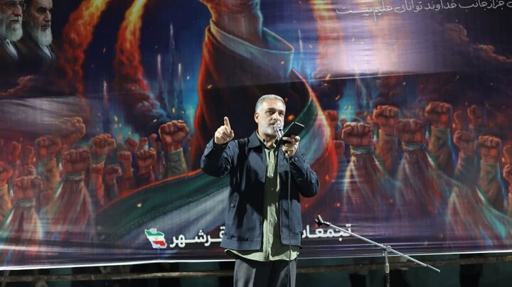 تصاویر/ پنجاه و ششمین شب راهپیمایی مردمی در باقرشهر