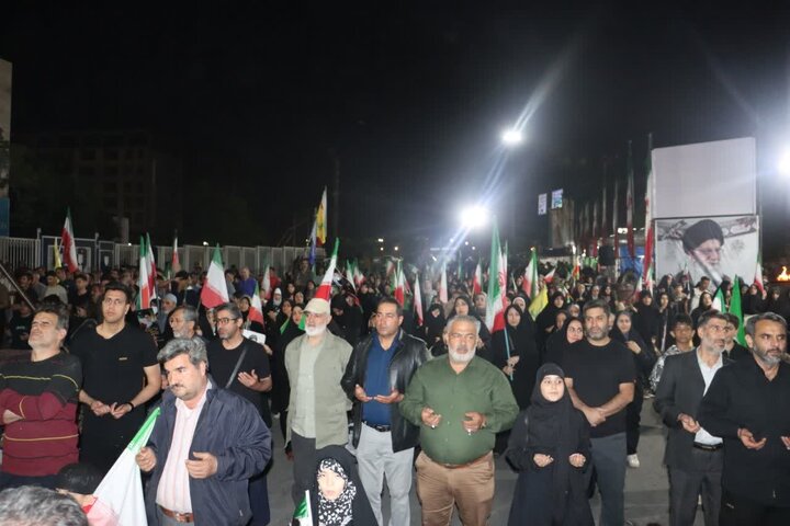 تصاویر/ پنجاه و ششمین شب راهپیمایی مردمی در باقرشهر