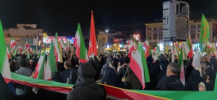 تصاویر/ حماسه مردم شهرستان آمل در پنجم اردیبهشت