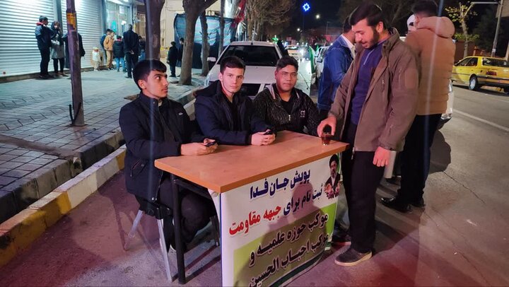 تصاویر/ استمرار فعالیت جهادی طلاب نقده