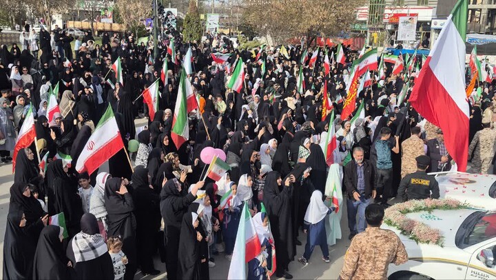 تصاویر /  رزمایش بزرگ «دختران جان‌فدا» در رزن