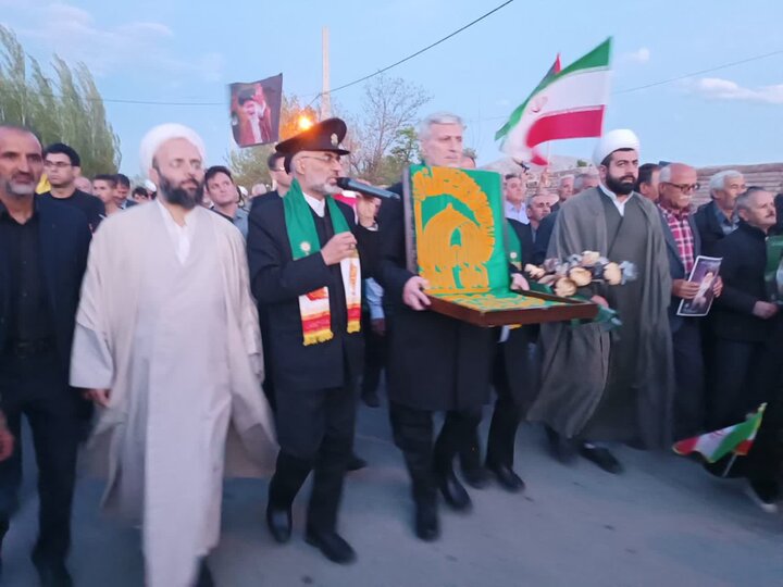 تصاویر/ حضور کاروان زیر سایه خورشید در شهرستان چایپاره