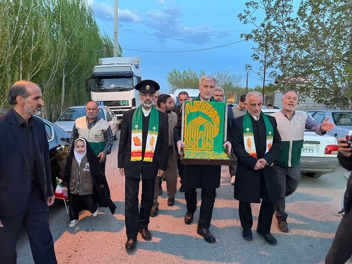 تصاویر/ حضور کاروان زیر سایه خورشید در شهرستان چایپاره