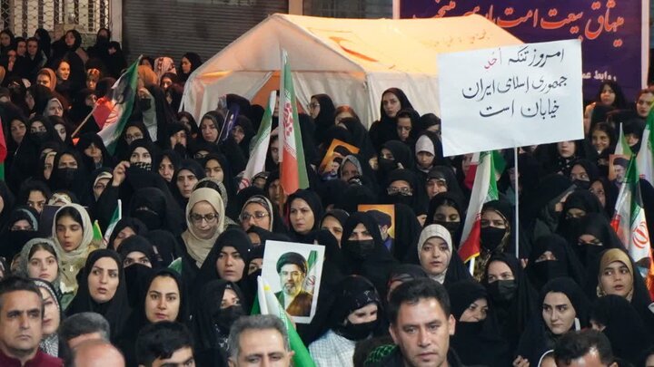 تصاویر/ تجمع پنجاه و ششم مردم شهرستان چالدران؛ در محک حمایت از نیروهای مسلح