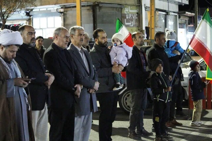 تصاویر/ خروش مردم سلطانیه در خونخواهی رهبر شهید