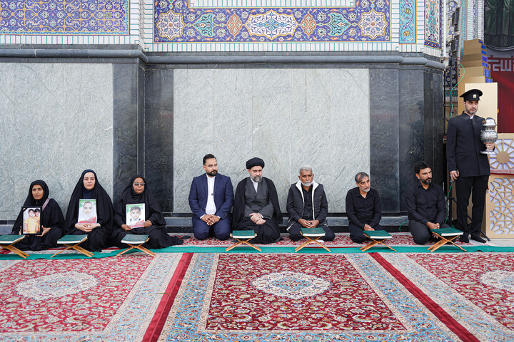 تصاویر/ محفل «فرشتگان مقاومت» در حرم رضوی