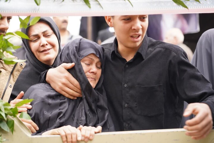 تصاویر | بدرقه باشکوه و تشییع پیکر شهید محرمعلی خالقی در زنجان