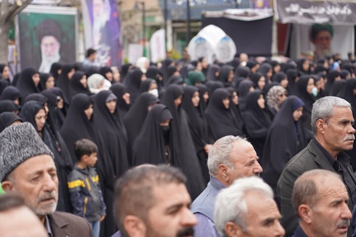 تصاویر | بدرقه باشکوه و تشییع پیکر شهید محرمعلی خالقی در زنجان
