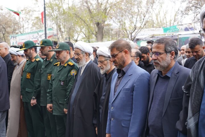 تصاویر | بدرقه باشکوه و تشییع پیکر شهید محرمعلی خالقی در زنجان