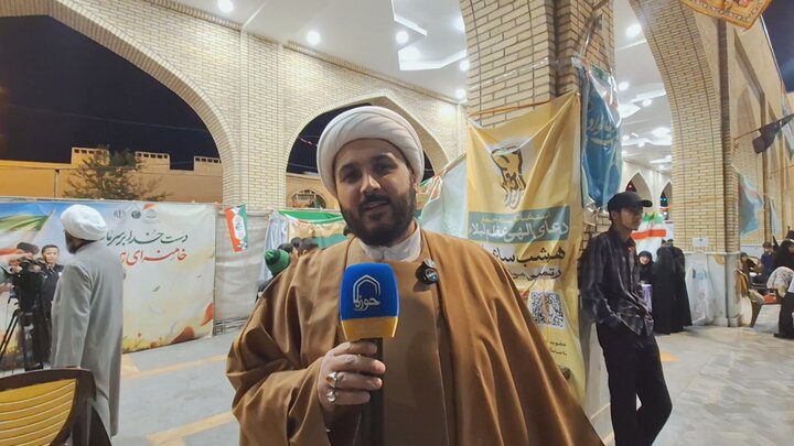 گزارشی از فعالیت‌های مبلغان طرح امین در شب‌های قدر انقلاب + فیلم