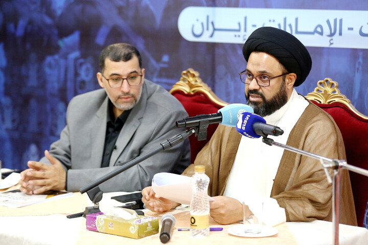تصاویر/ نشست خبری میان جنگ و سرکوب