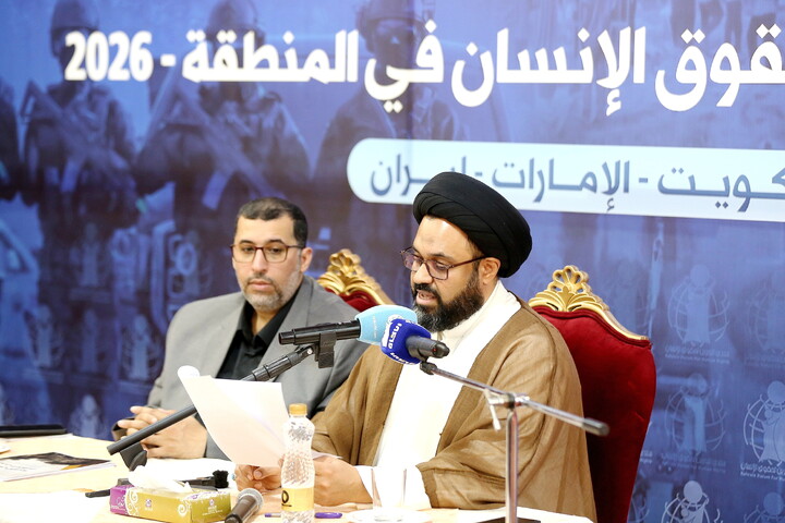 تصاویر/ نشست خبری میان جنگ و سرکوب