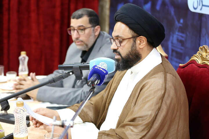 تصاویر/ نشست خبری میان جنگ و سرکوب