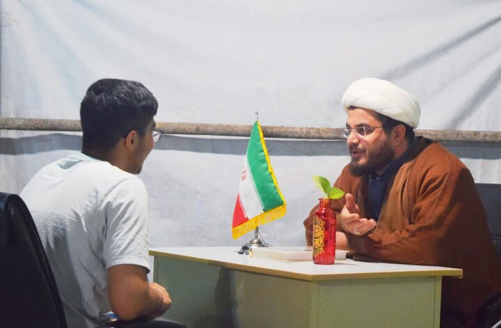 تصاویر/ ایستگاه صلواتی حوزه علمیه حضرت بقیة‌الله(عج) سفیران هدایت اندیمشک