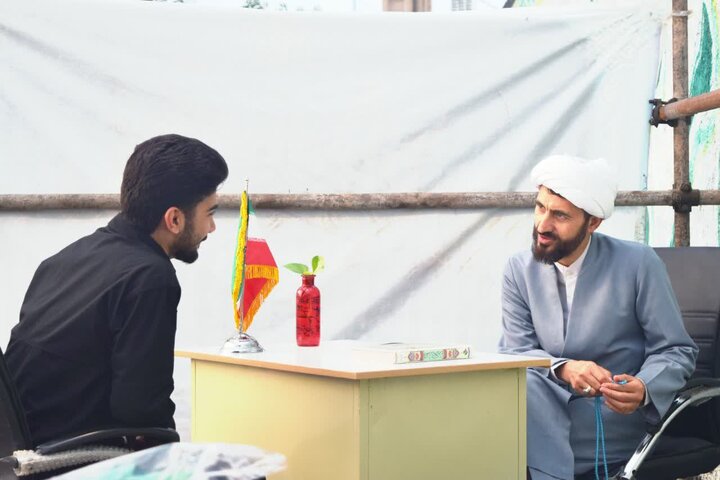تصاویر/ ایستگاه صلواتی حوزه علمیه حضرت بقیة‌الله(عج) سفیران هدایت اندیمشک