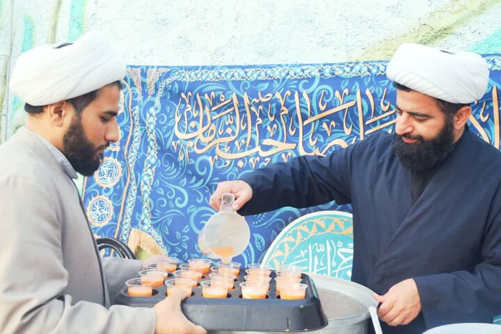تصاویر/ ایستگاه صلواتی حوزه علمیه حضرت بقیة‌الله(عج) سفیران هدایت اندیمشک
