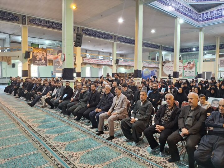 تصاویر/ مراسم تجلیل از شهدای رمضان در میاندوآب