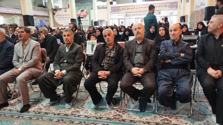 تصاویر/ مراسم تجلیل از شهدای رمضان در میاندوآب