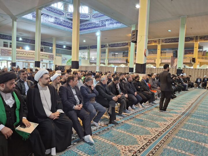 تصاویر/ مراسم تجلیل از شهدای رمضان در میاندوآب
