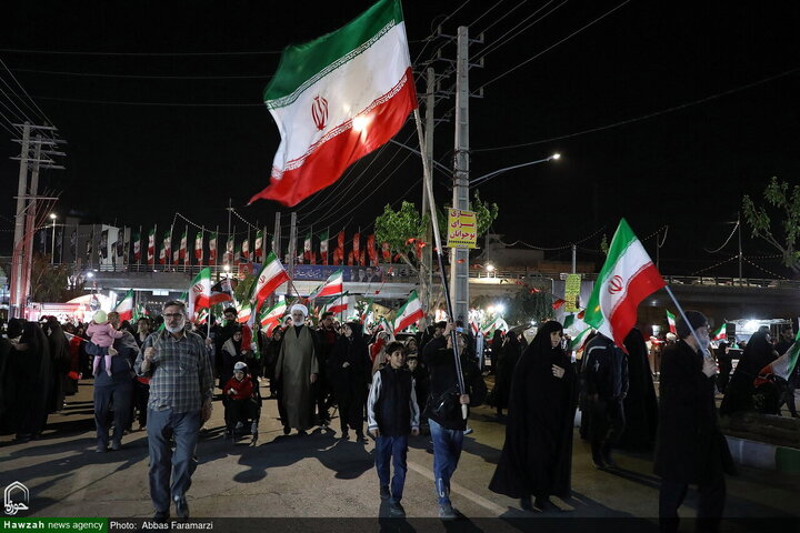Photos/ Qom : la résistance populaire s’affirme lors de la 55ème nuit de rassemblement