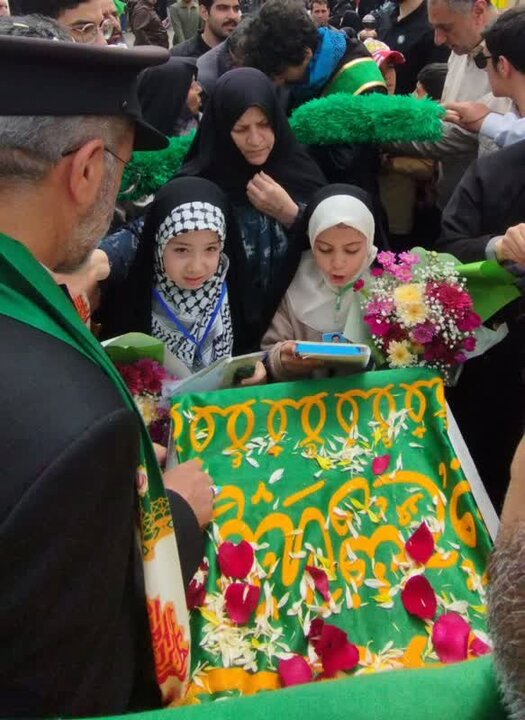 شهرستان بیجار میزبان پرچم متبرک آستان قدس رضوی