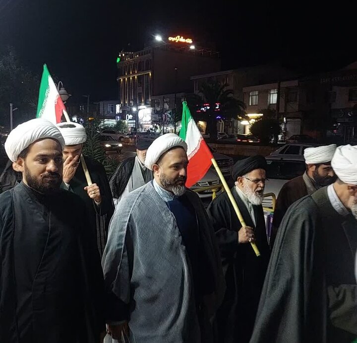تصاویر/ راهپیمایی علما و روحانیت شهرستان بهشهر
