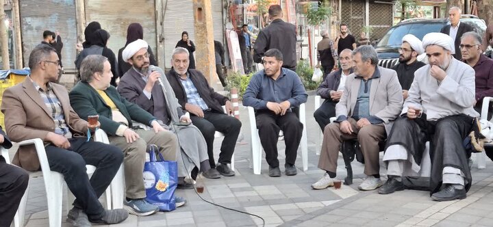 تصاویر/ تریبون آزاد مدرسه علمیه آیت الله نمازی خوی