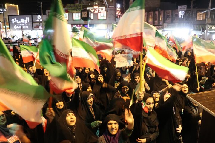 تصاویر/ پنجاه و هشتمین شب اجتماع مردمی در قرچک