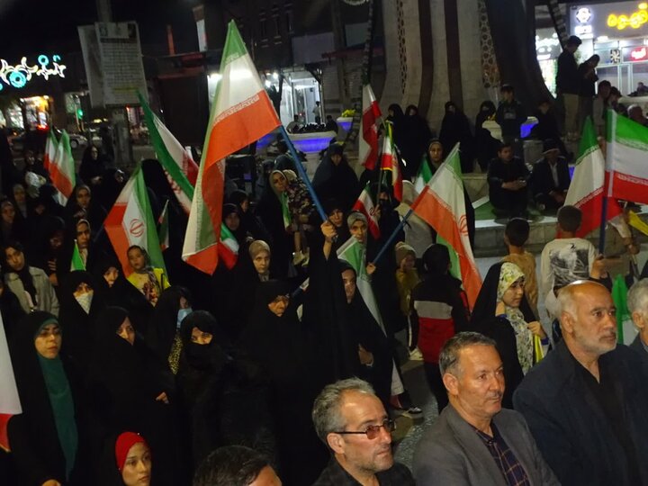 تصاویر/ خروش مردم ولایی و انقلابی شهرستان چهاربرج در پنجاه و هفتمین شب متوالی