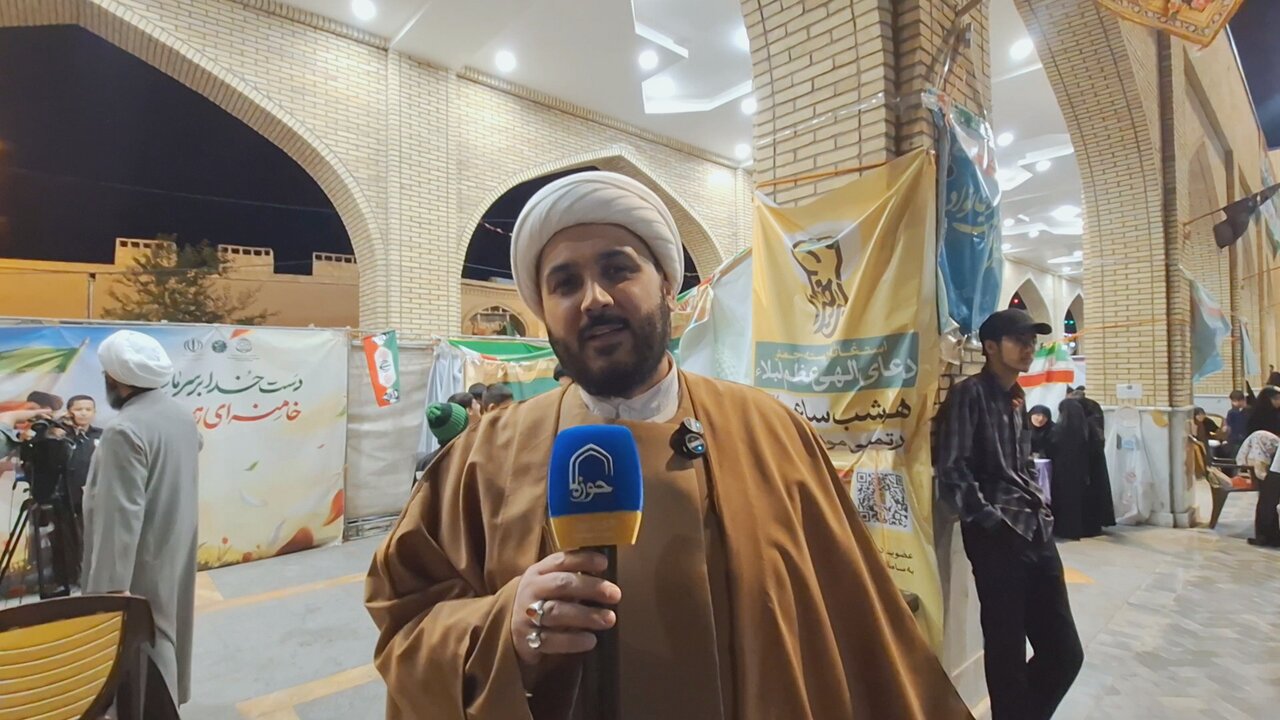 گزارشی از فعالیت‌های مبلغان طرح امین در شب‌های قدر انقلاب + فیلم