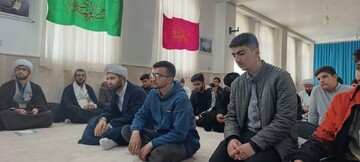 تصاویر/ درس اخلاق طلاب شاهین دژ