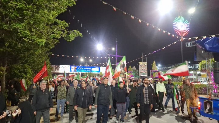 تصاویر/ اجتماع باشکوه مردم سرخ رود