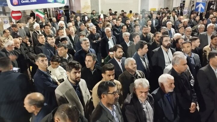 تصاویر / پنجاه و هفتمین شب حماسه مردم شهرستان میاندوآب