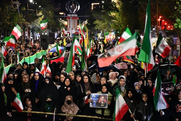 تصاویر/ خونخواهی رهبر شهید انقلاب در پنجاه و هفتمین تجمع مردمی شهرستان  سلماس