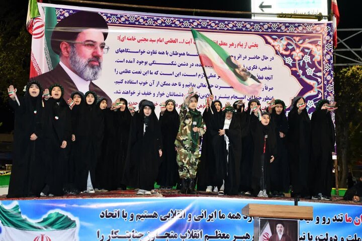 تصاویر/ خونخواهی رهبر شهید انقلاب در پنجاه و هفتمین تجمع مردمی شهرستان  سلماس