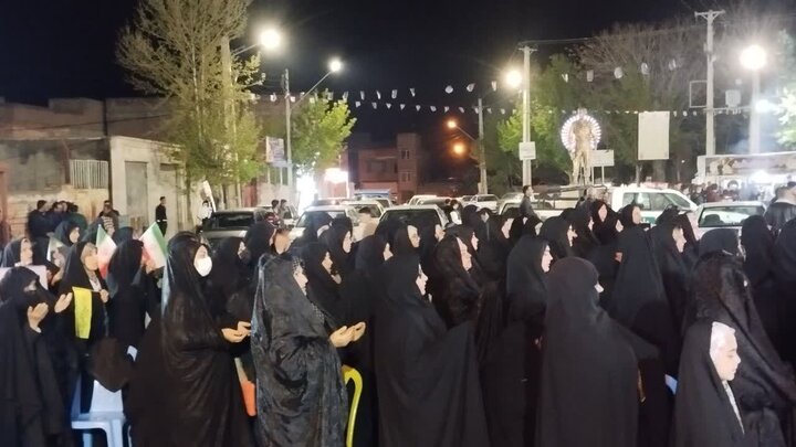 تصاویر/ پنجاه و هفتمین شب خونخواهی سیدالشهدای انقلاب در شهرستان باروق
