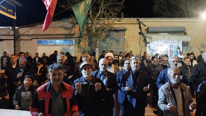 تصاویر/ پنجاه و هفتمین شب خونخواهی سیدالشهدای انقلاب در شهرستان باروق