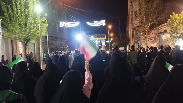 تصاویر/ پنجاه و هفتمین شب خونخواهی سیدالشهدای انقلاب در شهرستان باروق