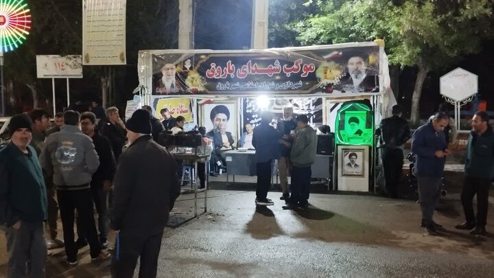 تصاویر/ پنجاه و هفتمین شب خونخواهی سیدالشهدای انقلاب در شهرستان باروق