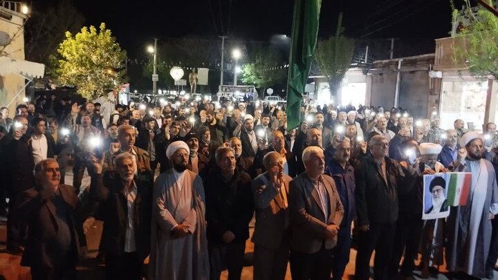 تصاویر/ پنجاه و هفتمین شب خونخواهی سیدالشهدای انقلاب در شهرستان باروق