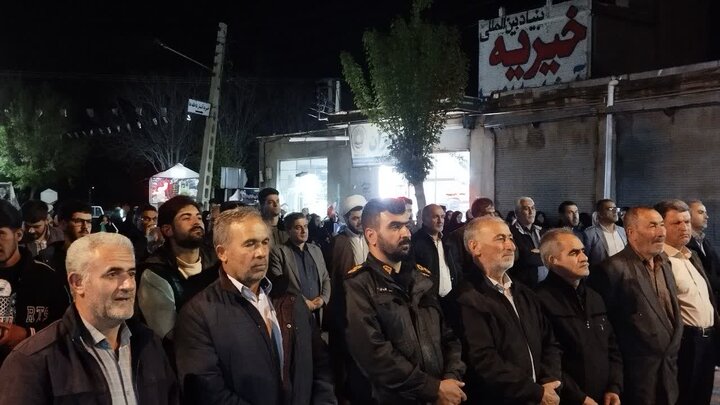 تصاویر/ پنجاه و هفتمین شب خونخواهی سیدالشهدای انقلاب در شهرستان باروق