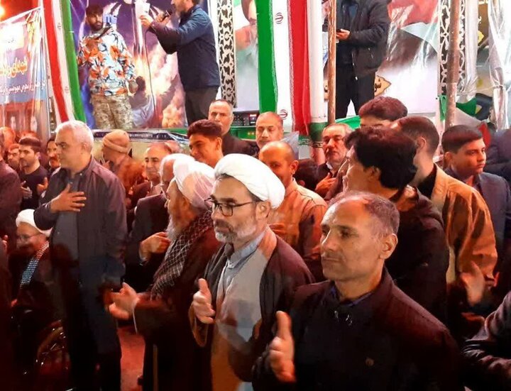 تصاویر/ خونخواهی رهبر شهید؛ محور تجمع پنجاه و هفتم مردم شهرستان شاهین دژ