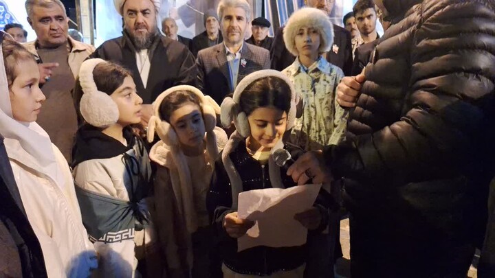 تصاویر/ اجتماع پرشور مردم انقلابی ترکمنچای