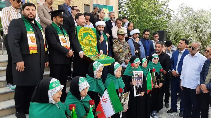 تصاویر/حضور کاروان زیر سایه خورشید در دارالشهدای آران و بیدگل