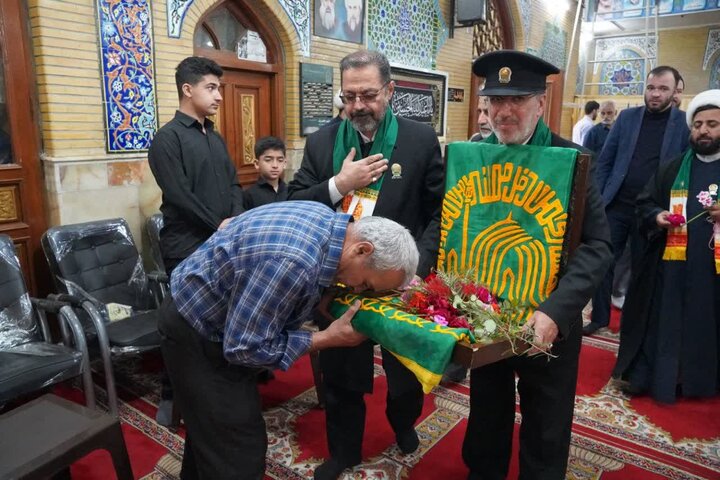 تصاویر/ کاروان زیر سایه خورشید در جویبار با حضور خانواده شهید رمضان، شهید محمد قنبری