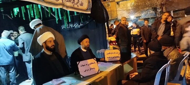 تصاویر/فعالیت موکب شهید امیدیان مدرسه علمیه بقیه الله الاعظم (عج)