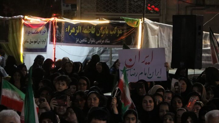 حضور کاروان زیر سایه خورشید در شاهین دژ
