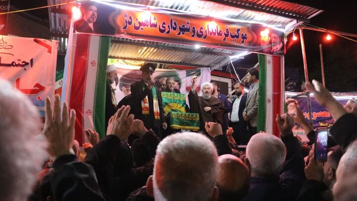 حضور کاروان زیر سایه خورشید در شاهین دژ