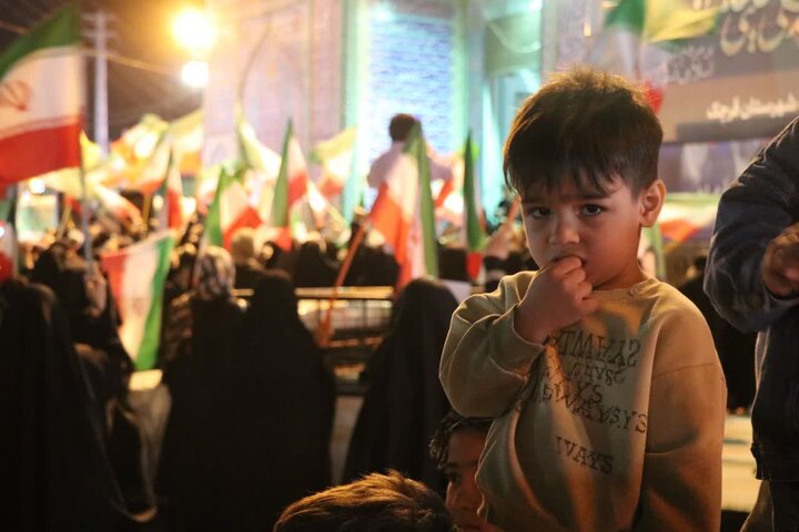 تصاویر/ پنجاه و نهمین شب راهپیمایی مردمی در قرچک